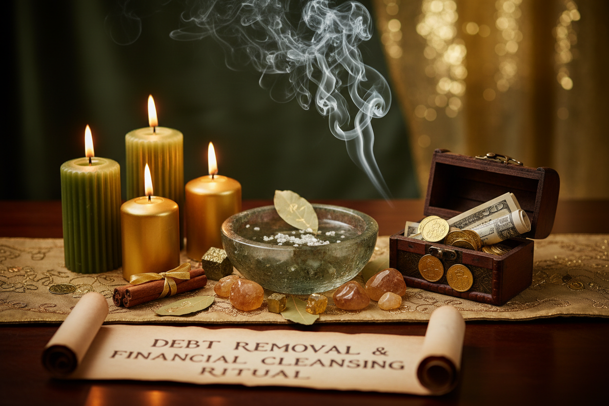 Debt Removal & Financial Cleansing Ritual inage