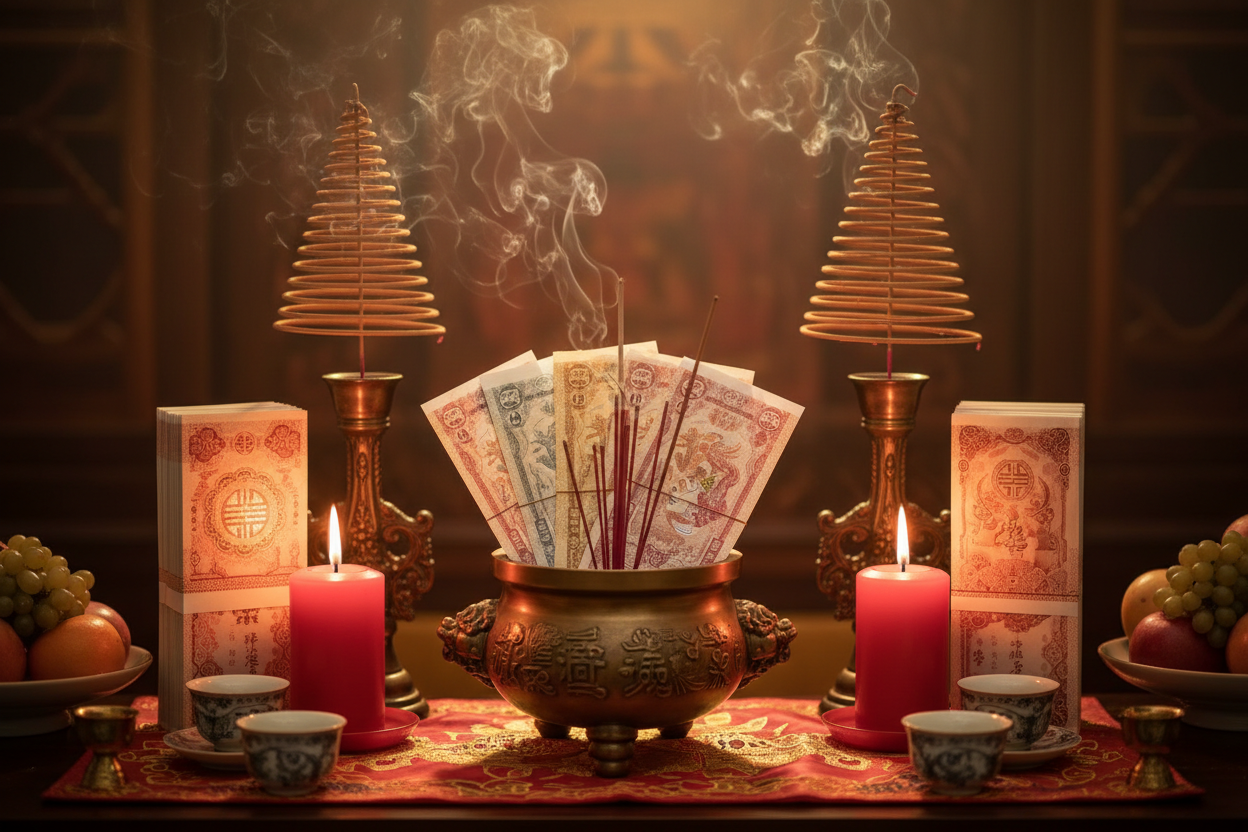 Ancestor Money Blessing Ritual image